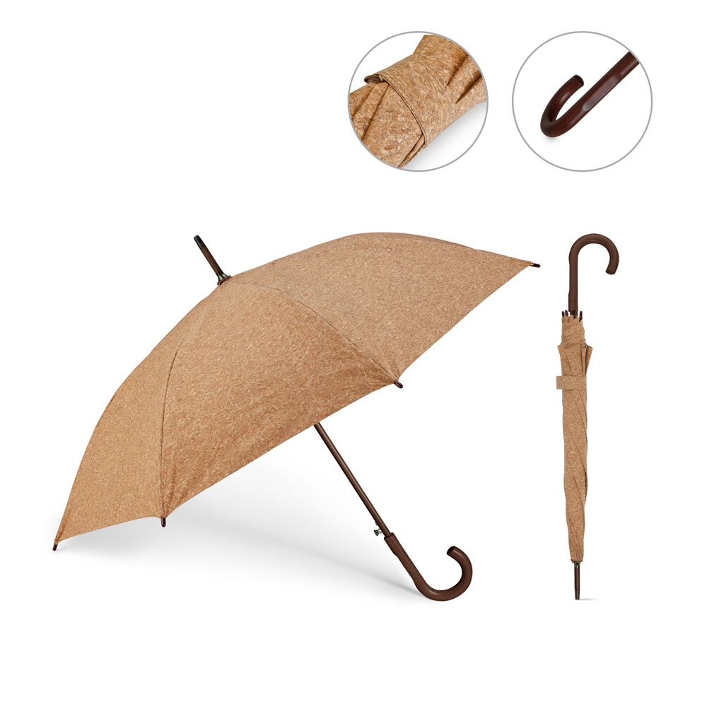 ST99141 - Guarda-chuva com Haste e Pega em Madeira ø105cm