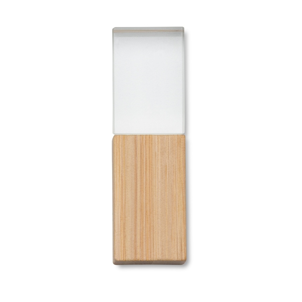 X0064-Pen Drive Cristal Bambu