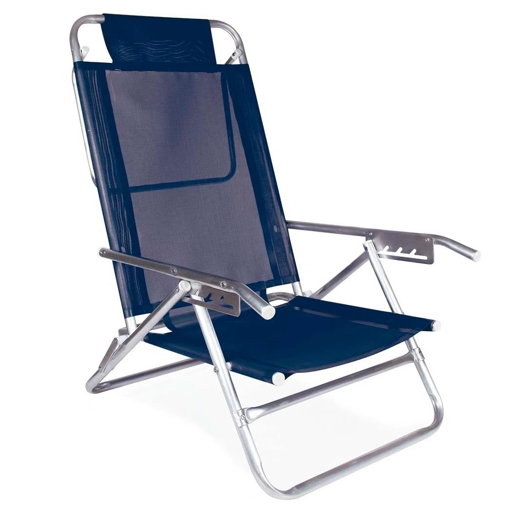 M2547 - Cadeira reclinável 05 posições alumínio